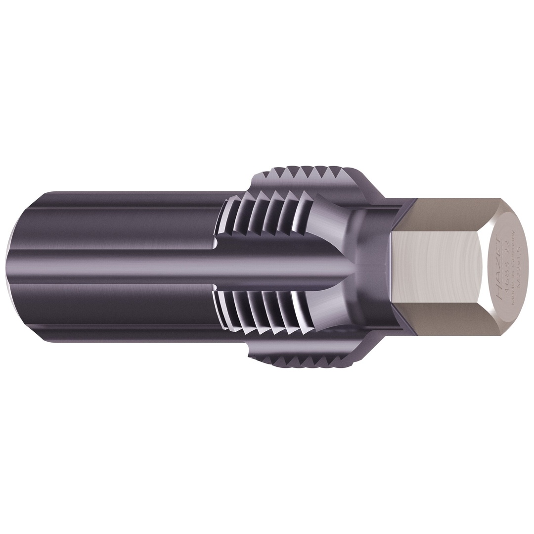 Hazet Gewinde-Nachschneider Abgastemperatur-Sensoren/-Sonden 4683-22, 13 mm Außen-Sechskant, Länge 50 mm