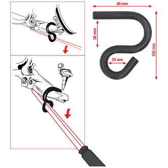 KS Tools Universal-Achshebel-Haken