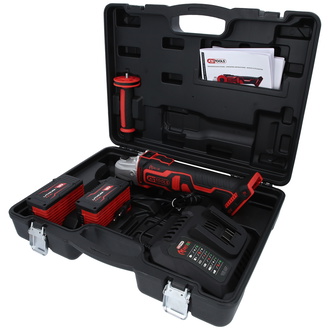 KS Tools eMONSTER Brushless-Akku-Winkelschleifer-Satz , 4-tlg.