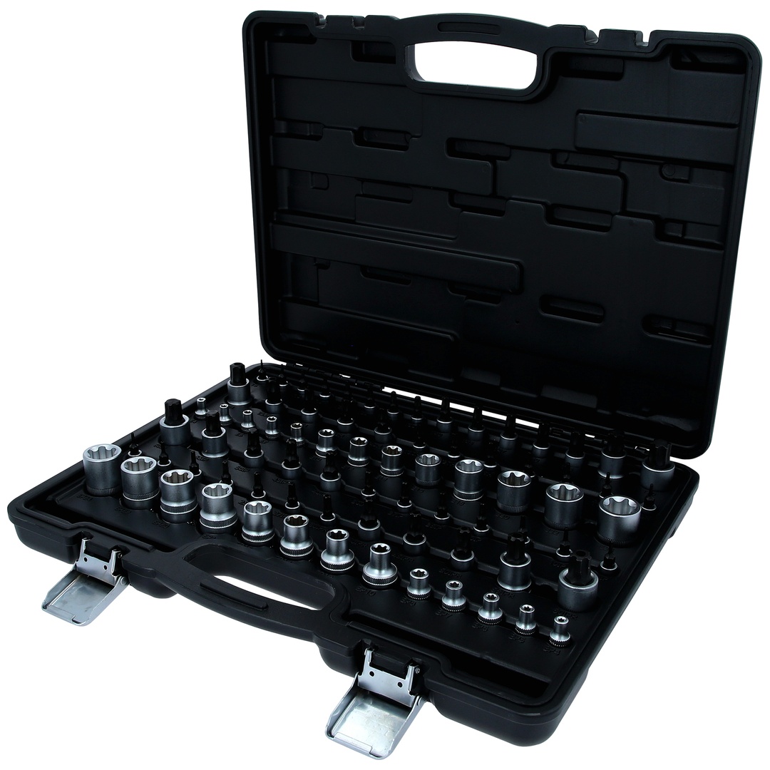 KS Tools 1/4+3/8+1/2 TX-Steckschlüssel-Satz, 77-tlg