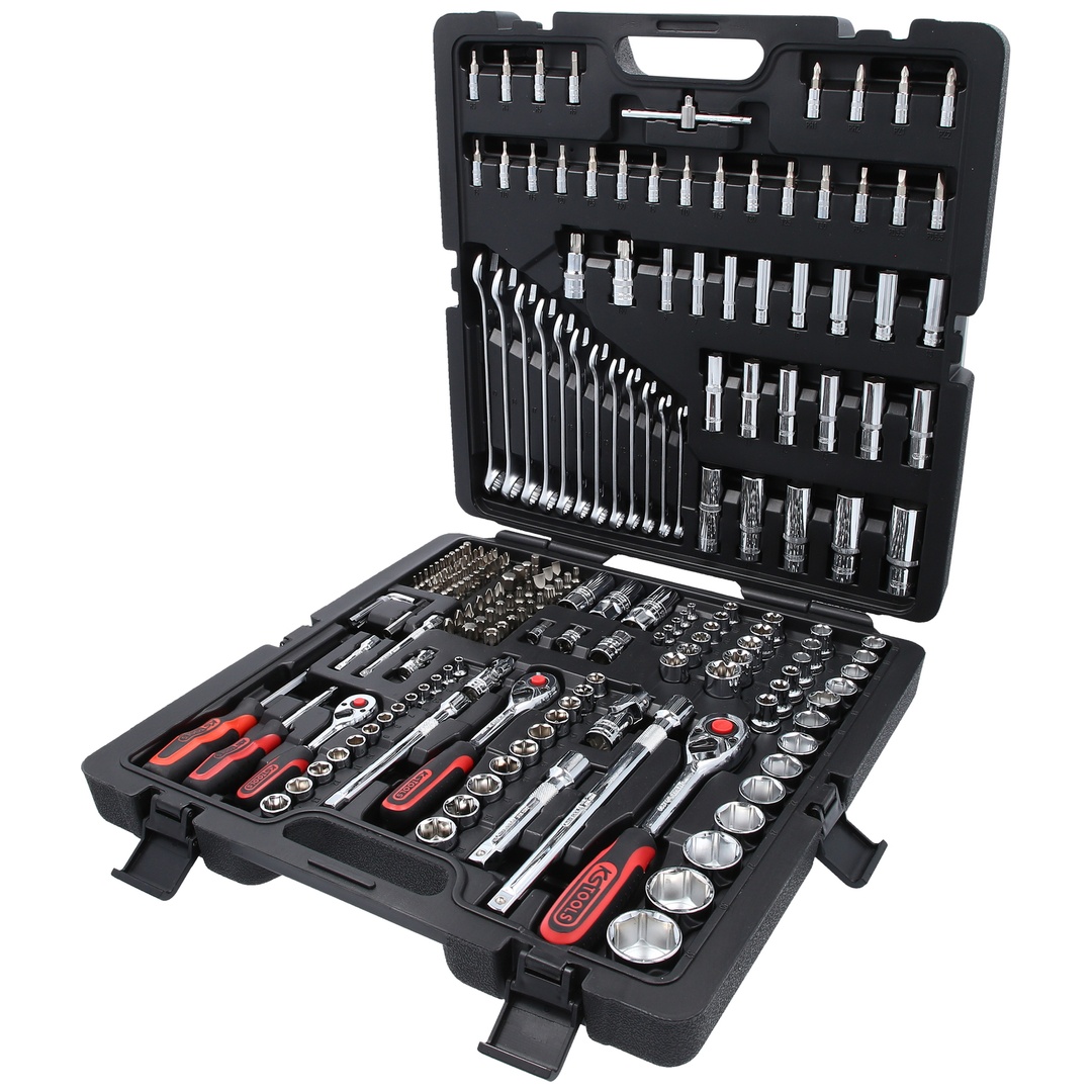 KS Tools 1/4+3/8+1/2 CHROMEplus Steckschlüssel-Satz, 216-tlg