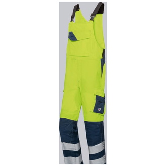 BP Warnschutz-Latzhose für Herren 2207 Gr. 44n warngelb/nachtblau