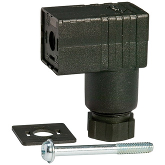 Riegler Gerätestecker für Mini-Magnetventile 15 mm, PG 9 Form C