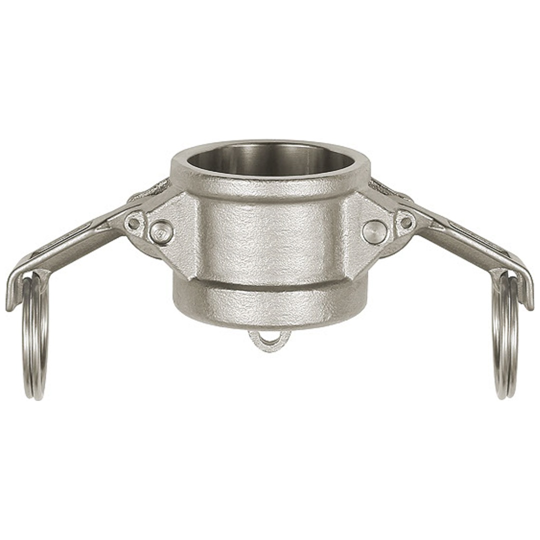 Riegler Kamlok-Verschlusskappe, Typ DC, ES 1.4401, für Stecker-Ø 64 mm