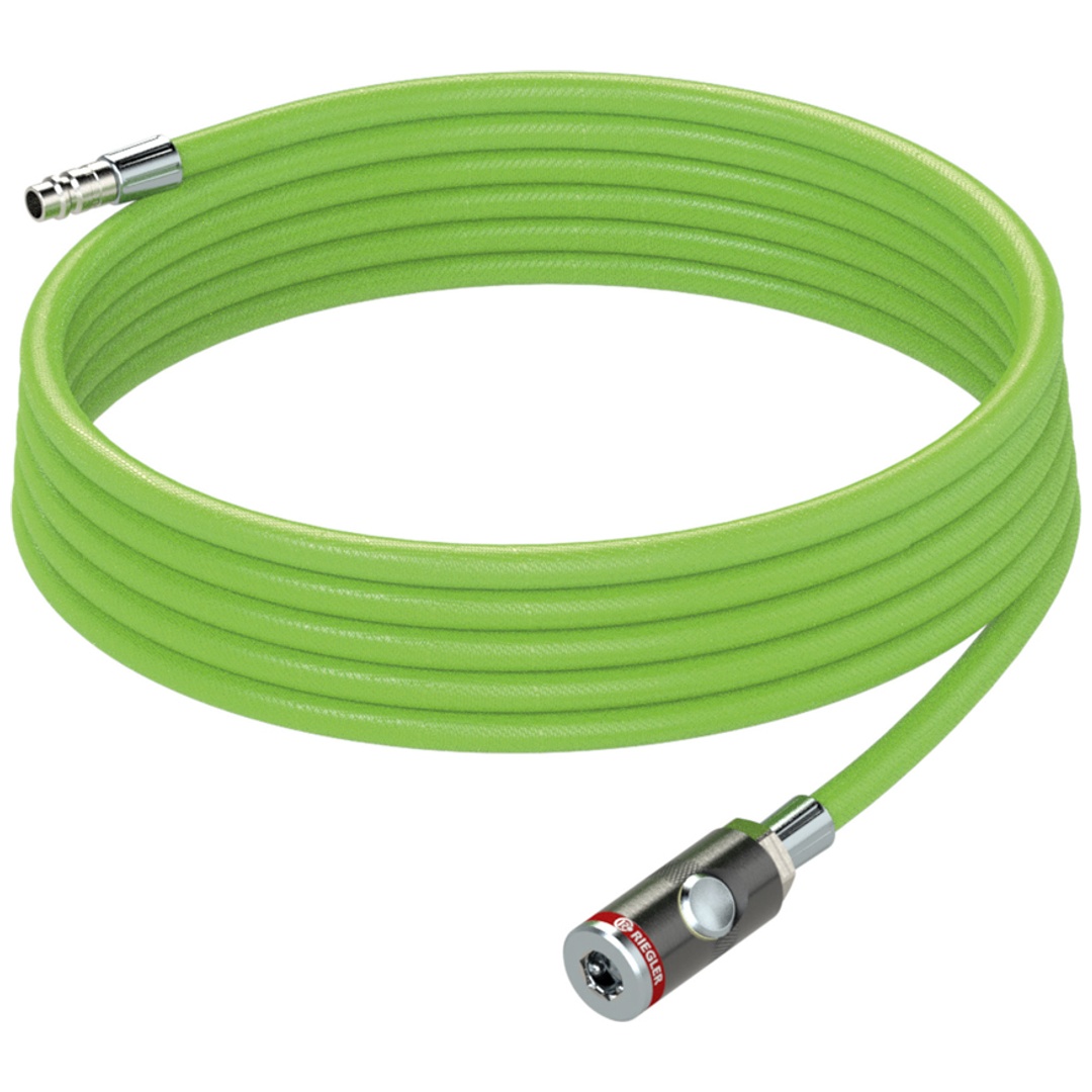 Riegler PVC-Gewebeschlauch-Set leuchtgrün, Schlauch-Ø 15x9, Länge 5 m