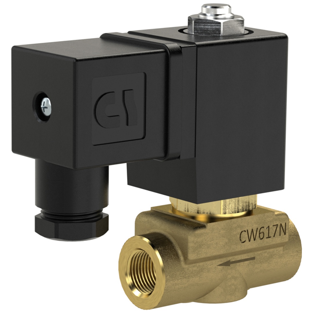 Riegler 2/2 MV, NC, MS, G14, DN 4,0, PN 0-10, FPM, direktg. 230V AC