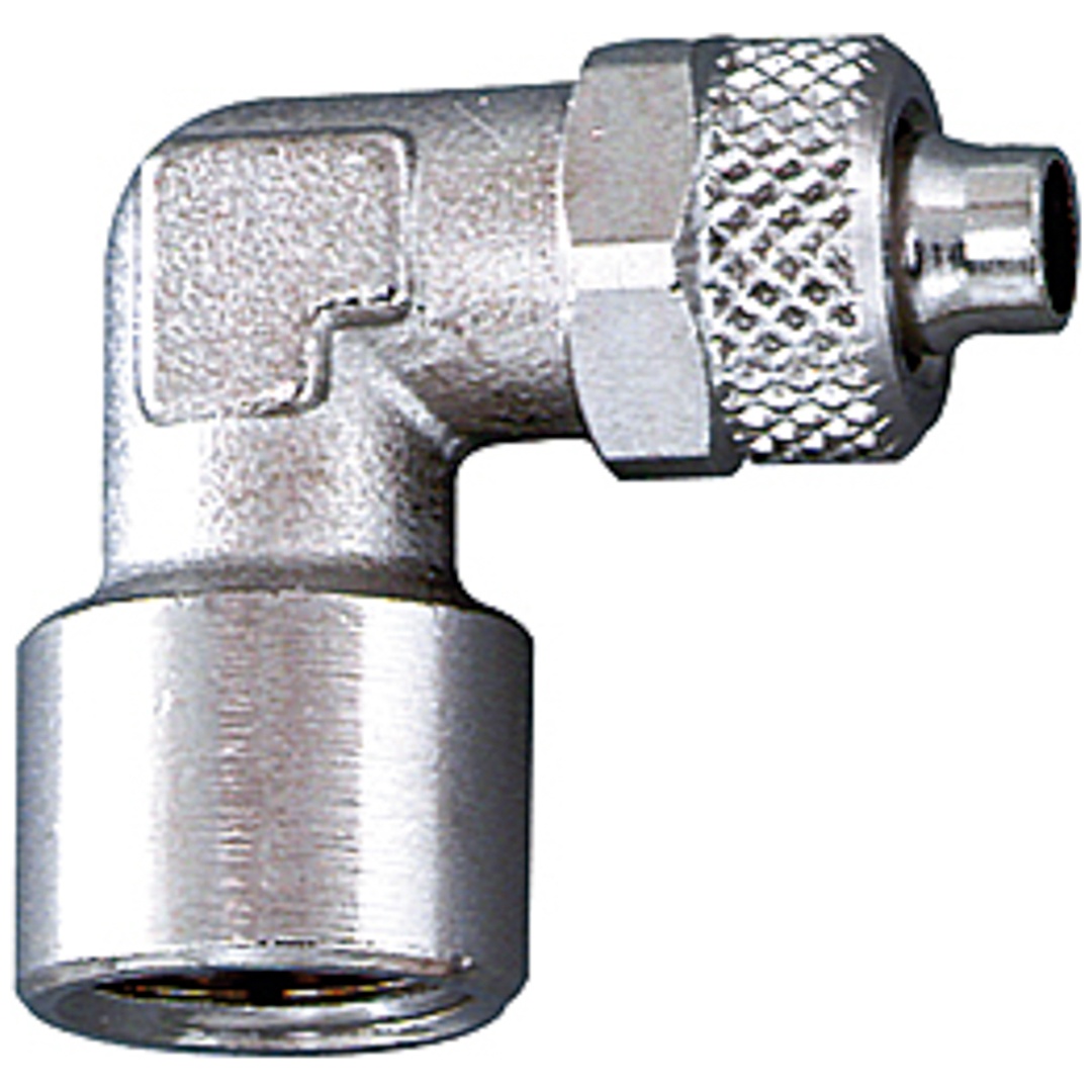 Riegler Winkel-Aufschraubverschraubung, G 1/8, für Schlauch 8/6, MS vern.
