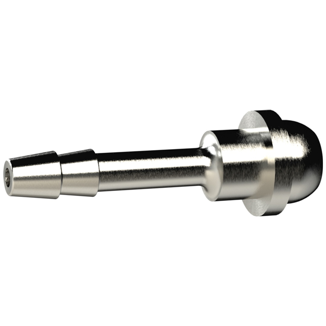 Riegler Schlauchtülle mit Kugelnippel, für Schlauch LW 19, Messing vern.