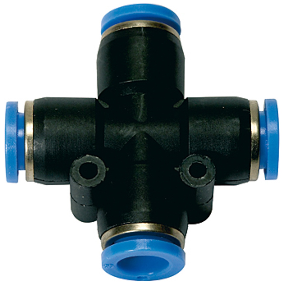 Riegler X-Steckverbindung Blaue Serie, Schlauch-Außen-Ø 6