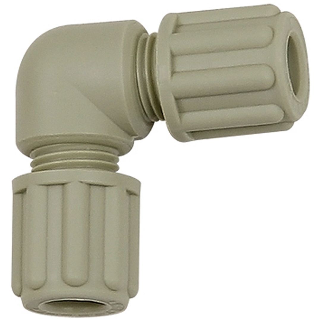 Riegler Winkel-Schlauchverbindung, für Schlauch 8/10 mm, PP