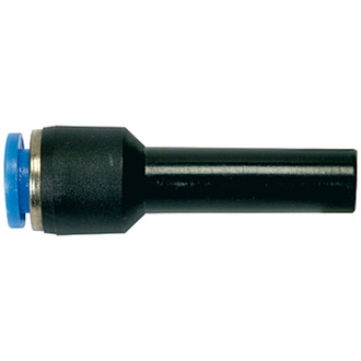 Riegler Gerader Reduzierstecker Blaue Serie, Schlauch-Ø10Stecknippel 12mm