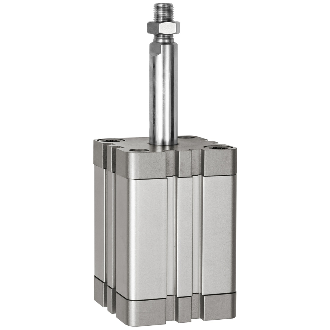Riegler Kompaktzylinder, einfachw., AG, ausgef., Ø 40, Hub25, G1/8, ISO21287