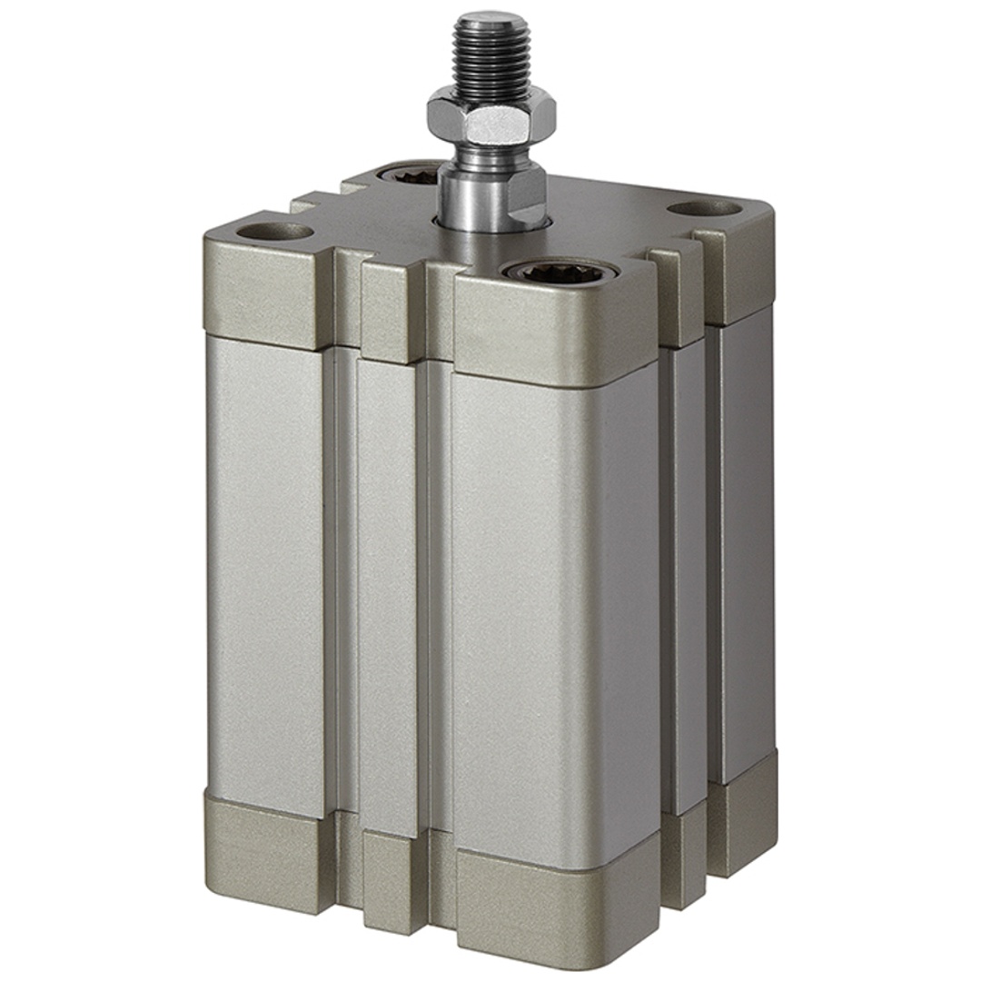Riegler Kompaktzylinder, doppeltwirkend, AG, K-Ø 25, Hub 15, M5, ISO21287