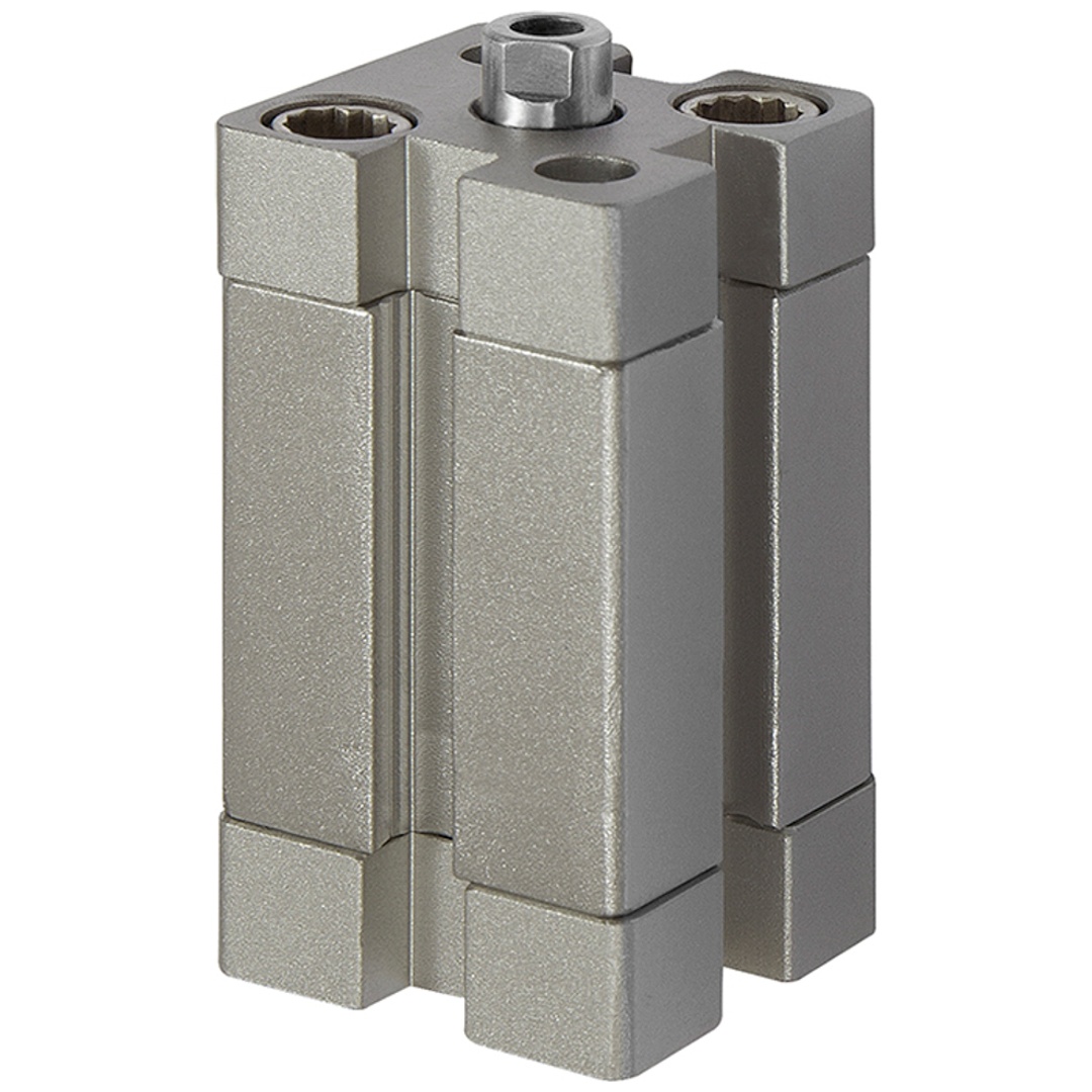 Riegler Kompaktzylinder, doppeltwirkend, IG, K-Ø 25, Hub 55, M5, ISO21287