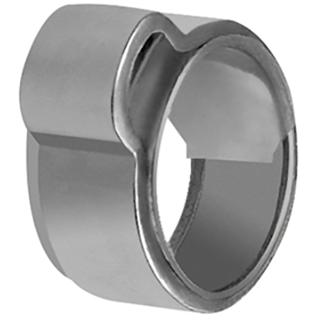 Riegler 1-Ohr-Schlauchklemme, Einlagering, ES (W4), Spannbereich 15,0-17,3mm, Art.Nr. 155 H-ES-1