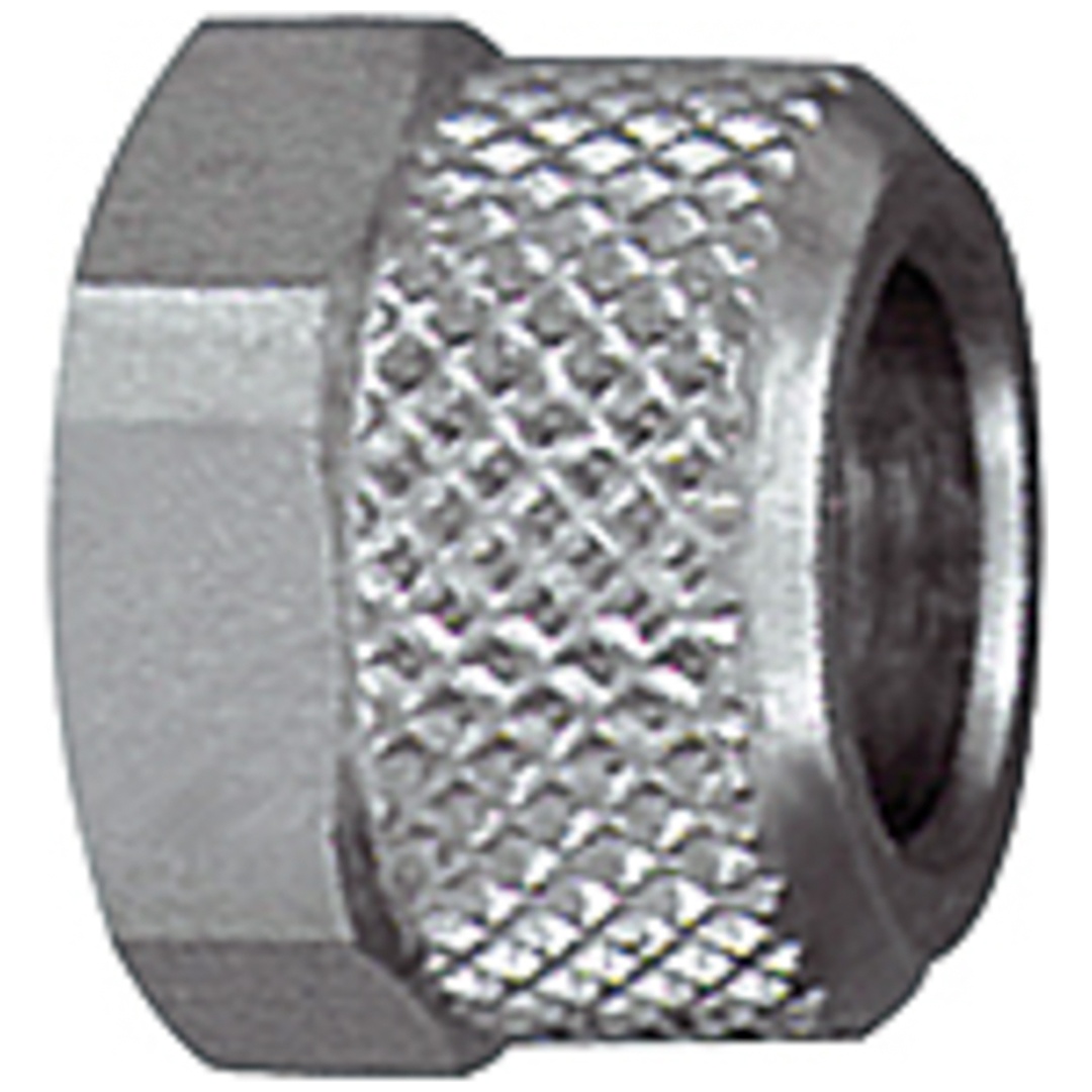 Riegler Überwurfmutter, M16x1,0, für Schlauch 12/10 mm, SW 19, MS vern.