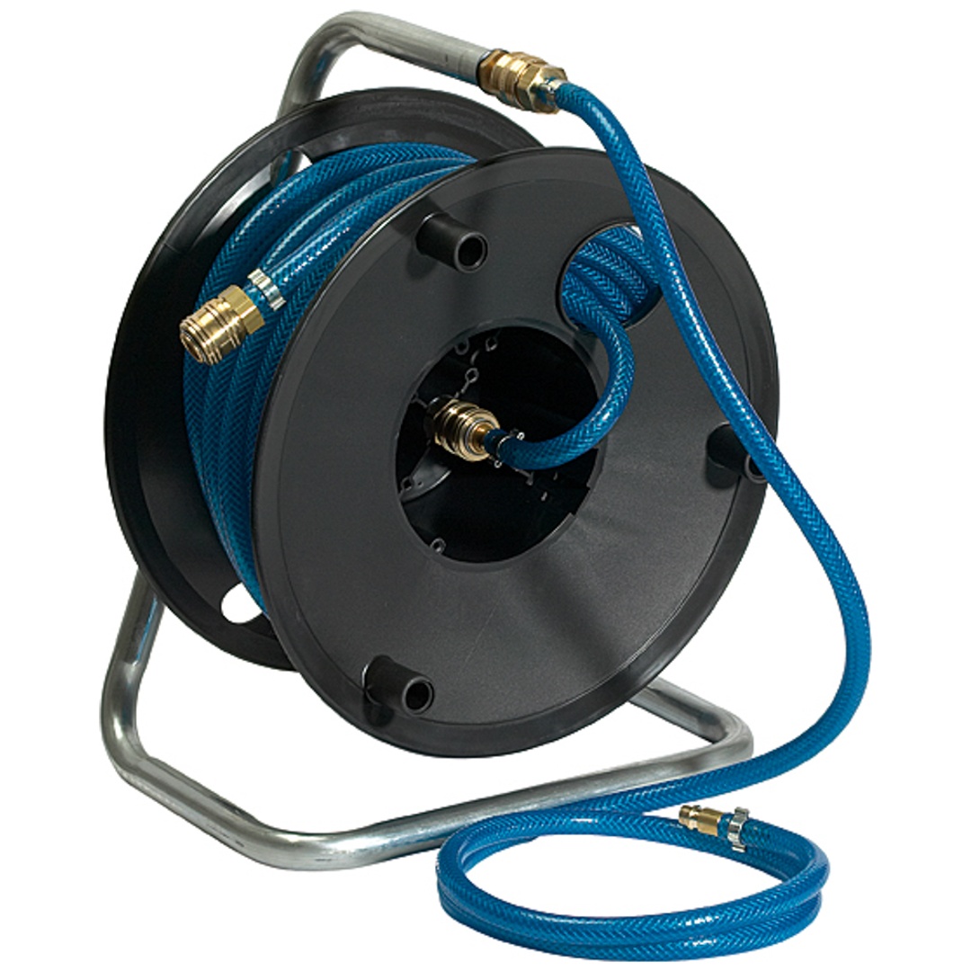Riegler Druckluft-Schlauchtrommel, 20 m PVC-Schl. Ø 15x9, Kupplung NW 7,2