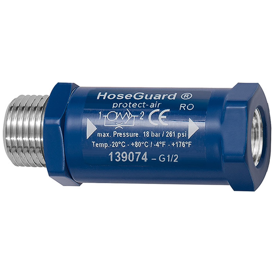 Riegler Schlauchbruchsicherung »Hose Guard«, Alu/Polyacetat, G 3/8 AG/IG