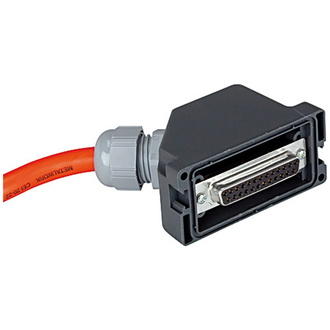 Riegler Elektrischer Anschluss Multipol 25-polig, IP 65, Steckdose IP 67, 1 m Kabel