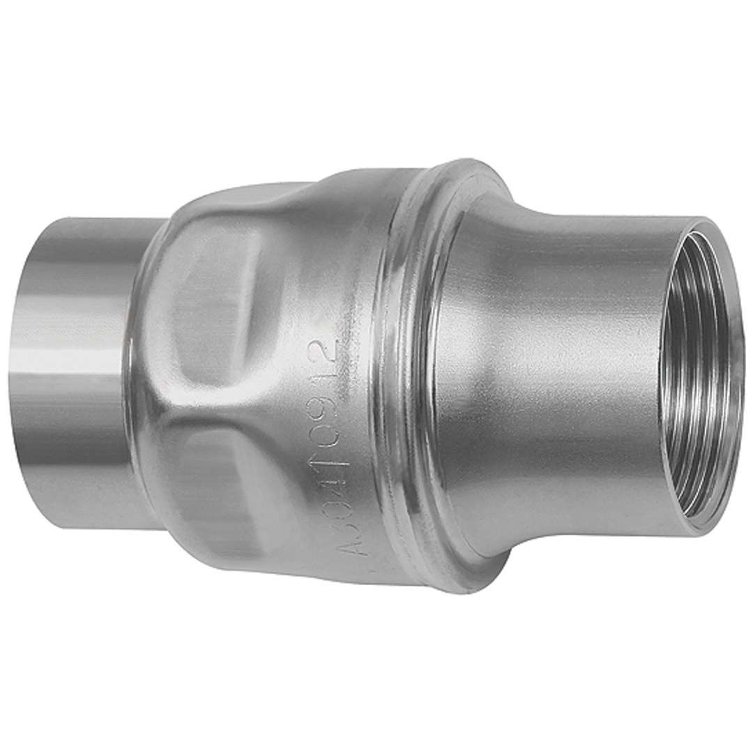 Riegler Rückschlagventil, leichte Bauweise, ES 1.4301, G 1, 0,03 bar