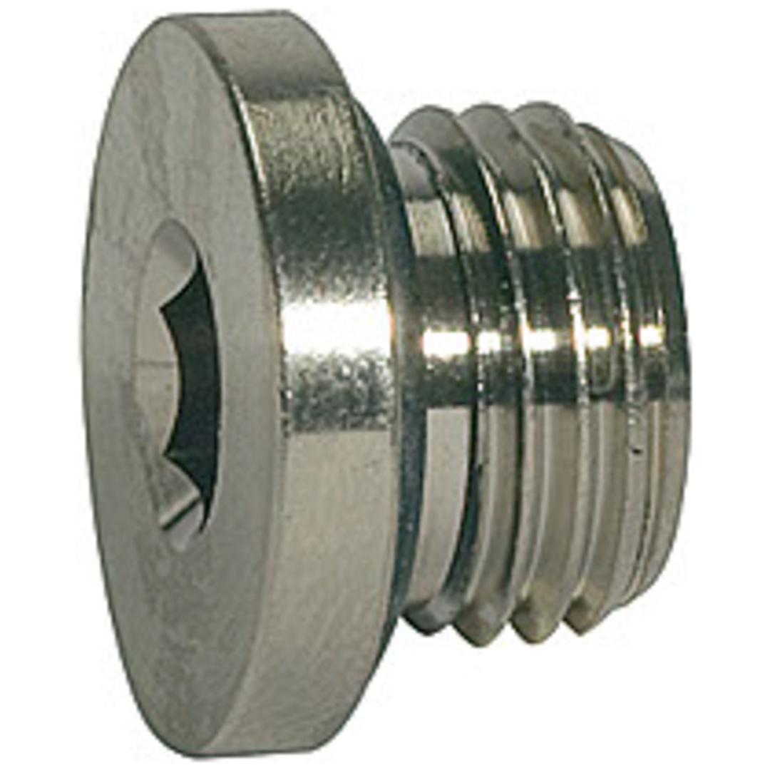 Riegler Verschlussstopfen, O-Ring »value line«, G 1/2, Messing vern.