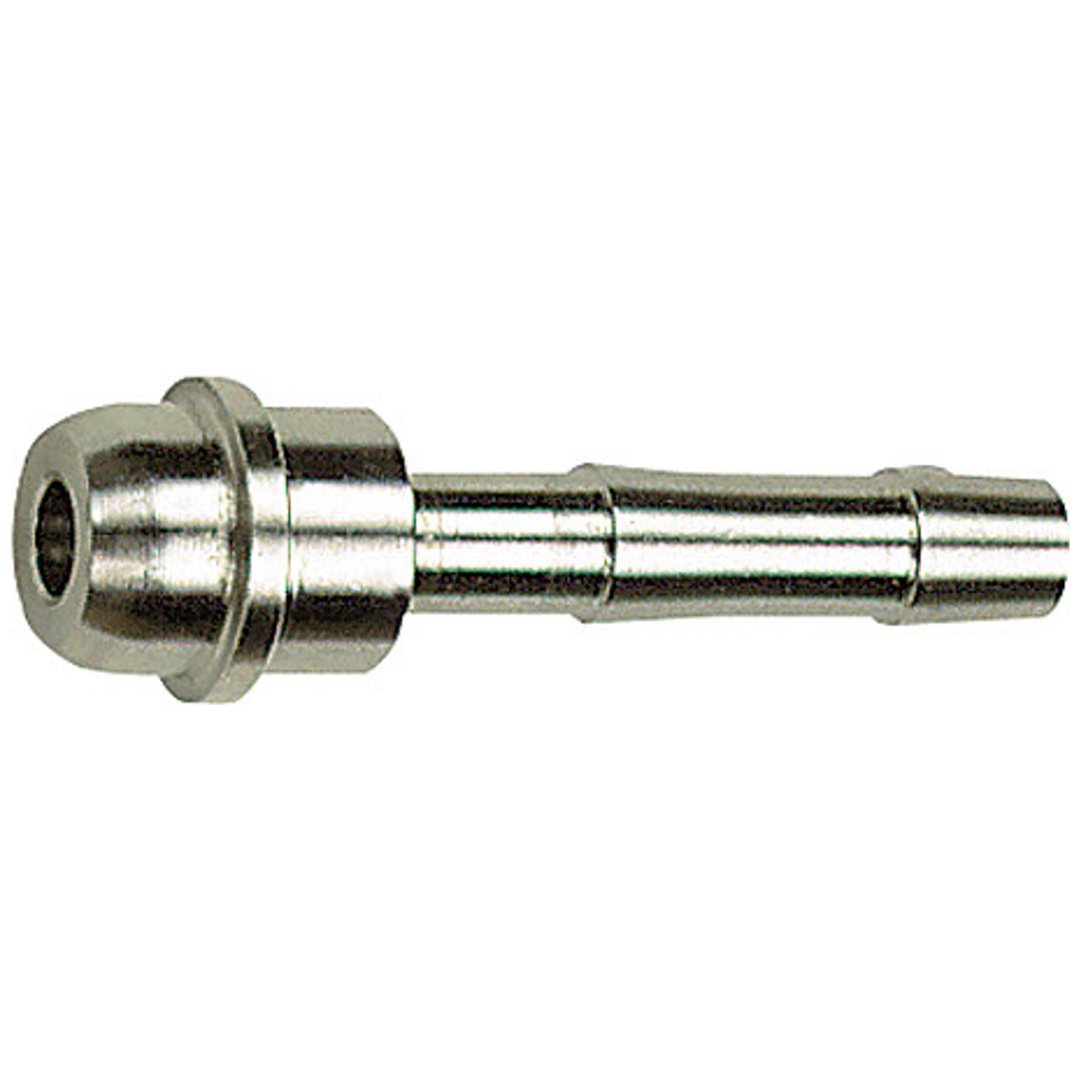 Riegler Tülle, Kugelnippel, für LW 6, für Überwurfmutter G 3/8, ES 1.4571