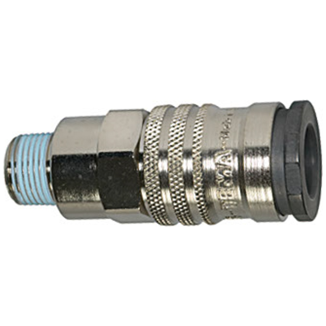Riegler Schnellverschlusskupplung NW 10, hoher Durchfluss, R 3/4 AG