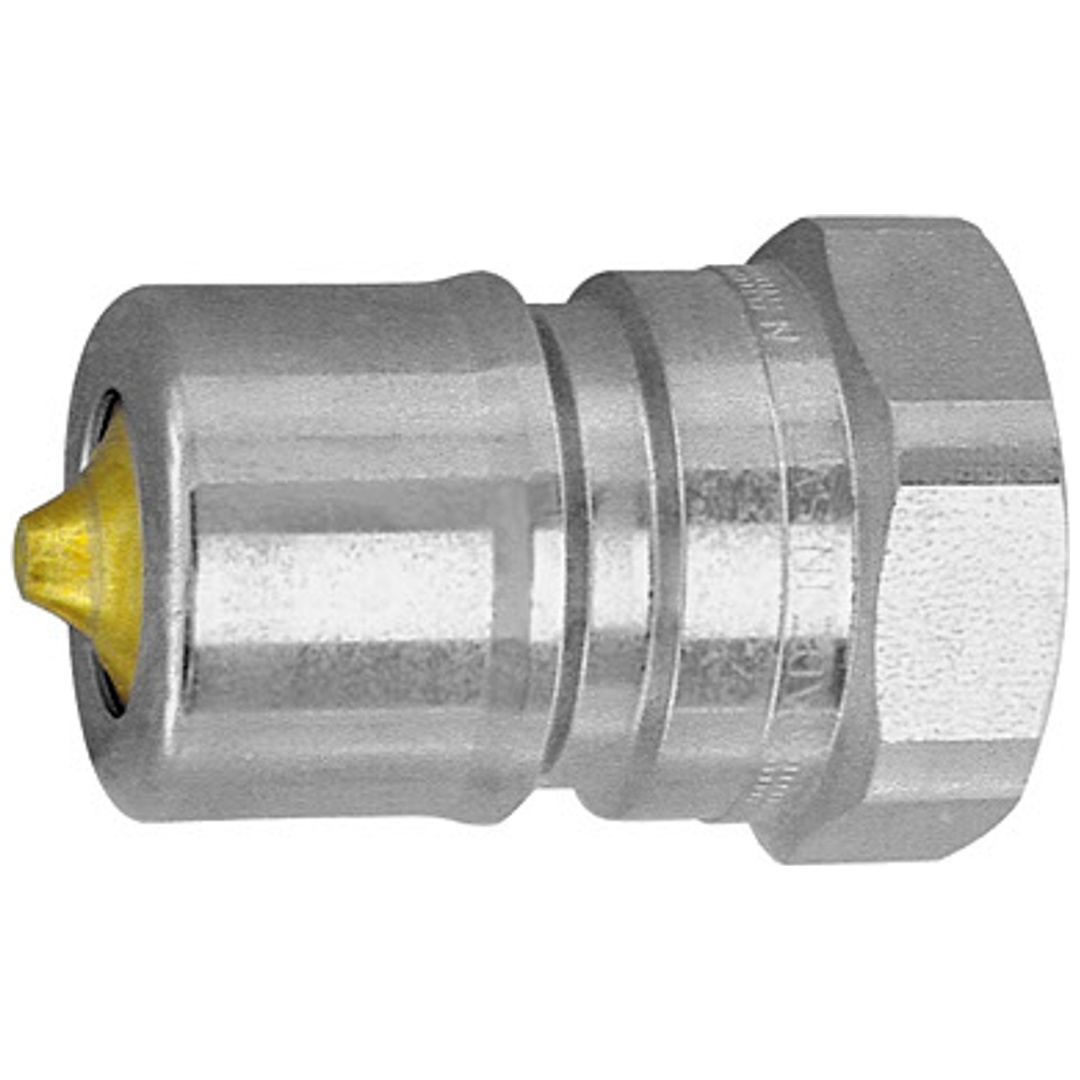 Riegler Stecknippel ohne Druckeliminator, Serie B, NW 12,5, G 1/2 IG