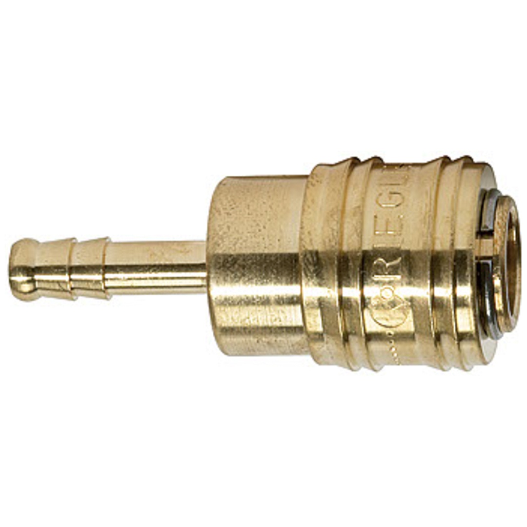 Riegler SchnellverschlusskupplungNW 7,2, Messing, connect-line, Tülle 6mm