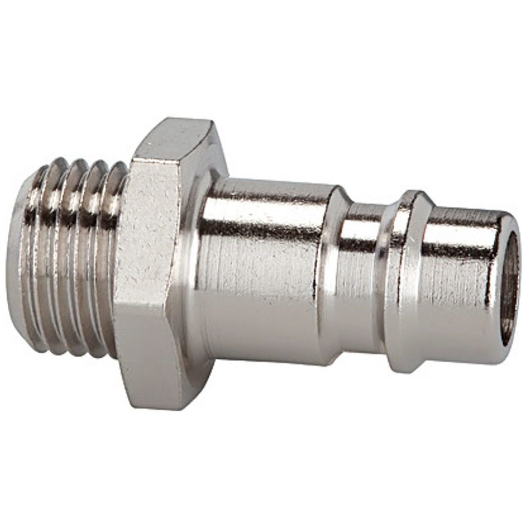 Riegler Nippel für Kupplungen NW 7,2 - NW 7,8, Messing vern., G 1/2 AG