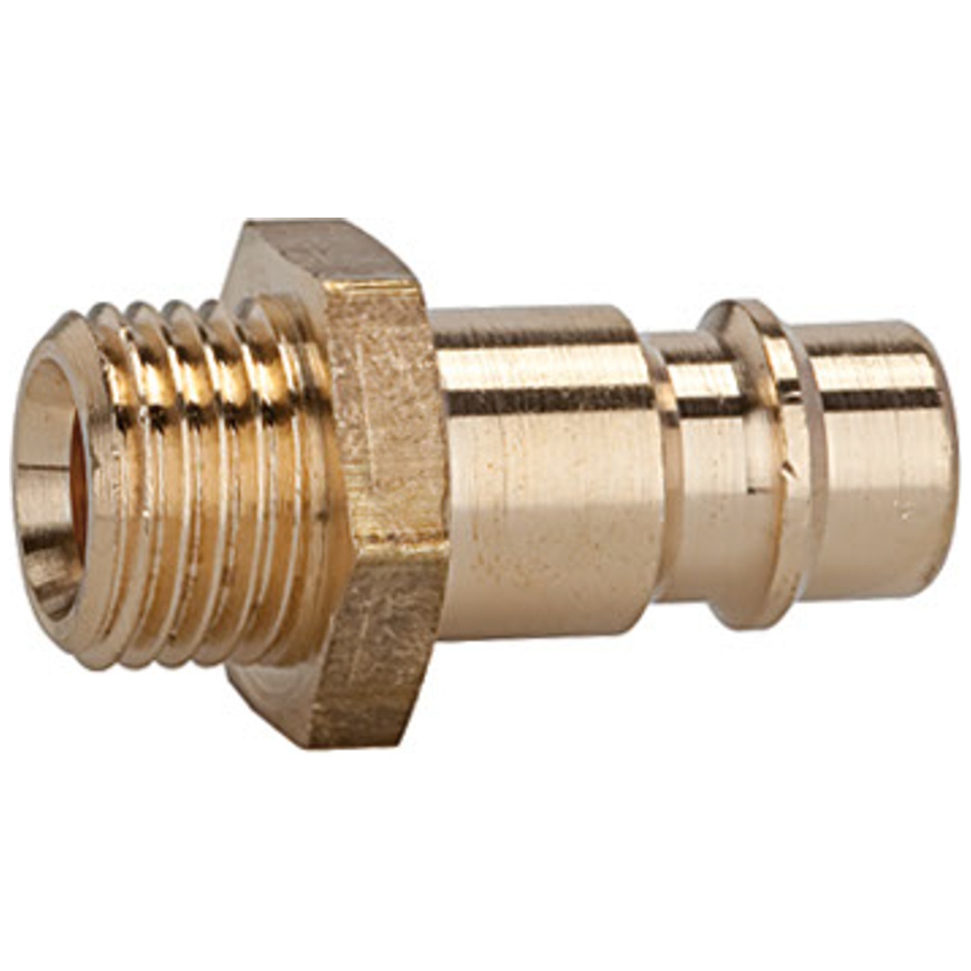 Riegler Stecknippel für Kupplung NW 7,2-7,8, Messing, AG G1/2