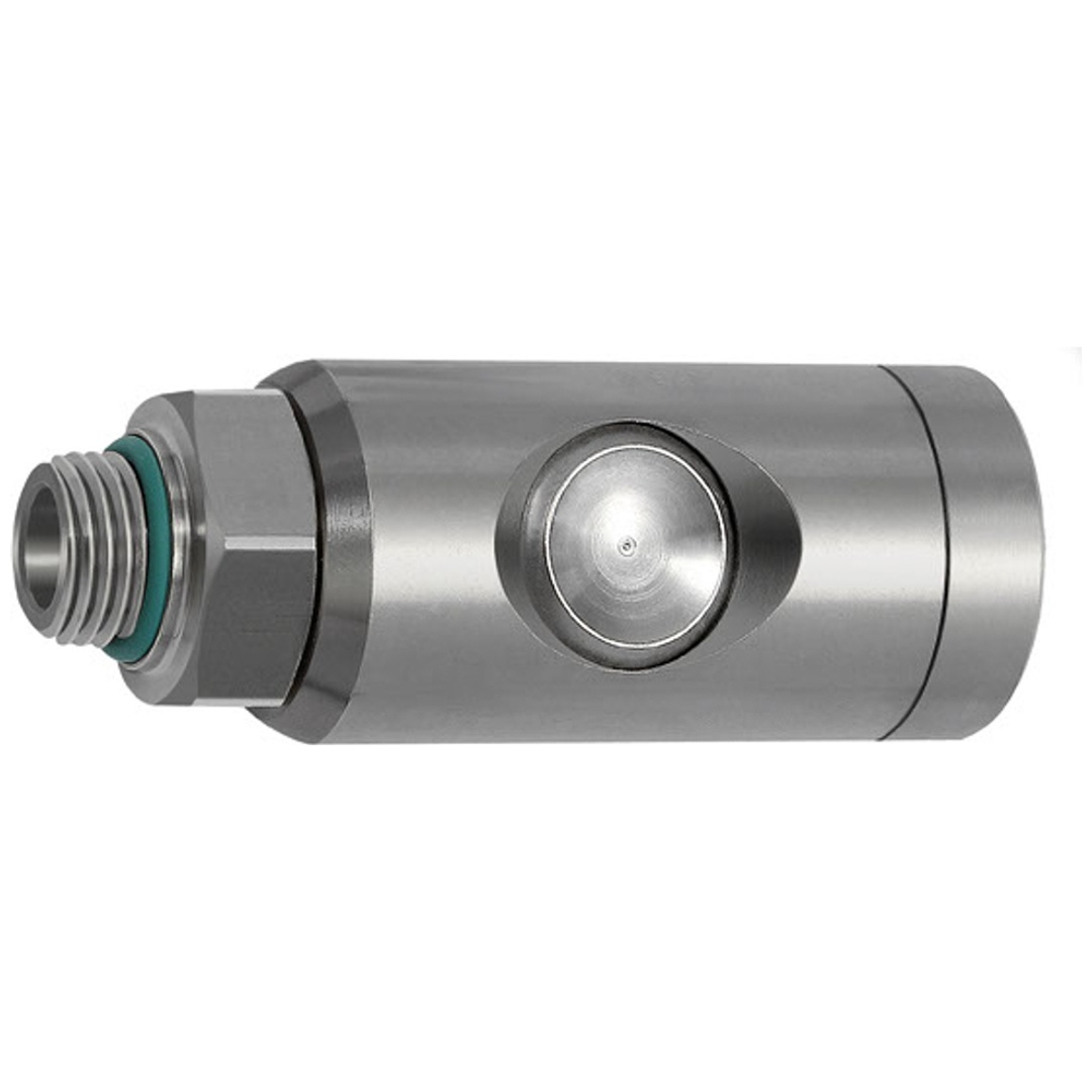 Riegler Druckknopf-Sicherheitskupplung NW 7,4, drehbar, ES, G 3/8 AG