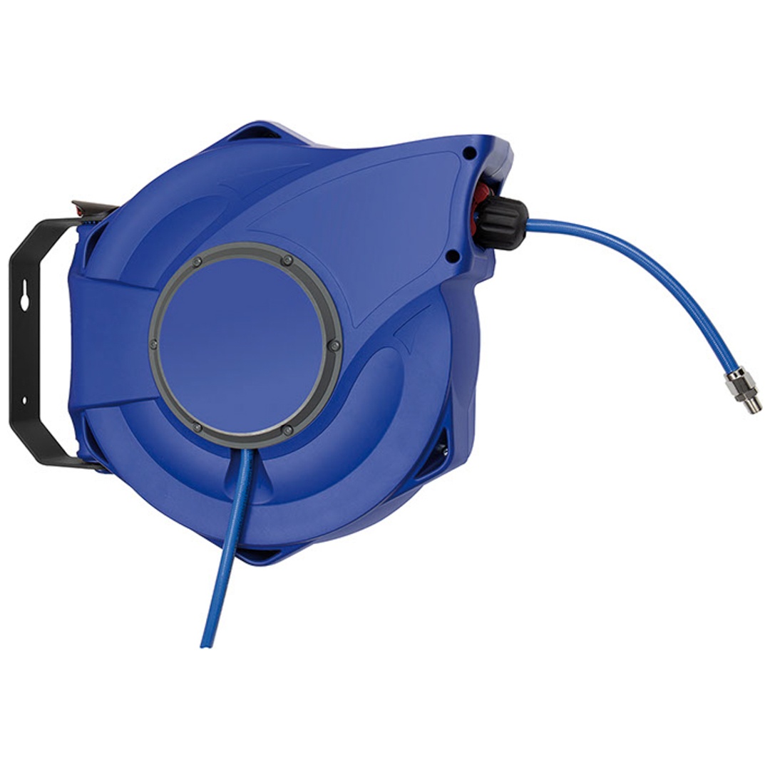 Riegler Schlauchaufroller, Druckluft, PU-Schl. Ø 12x8, R 1/4 AG, 7 m