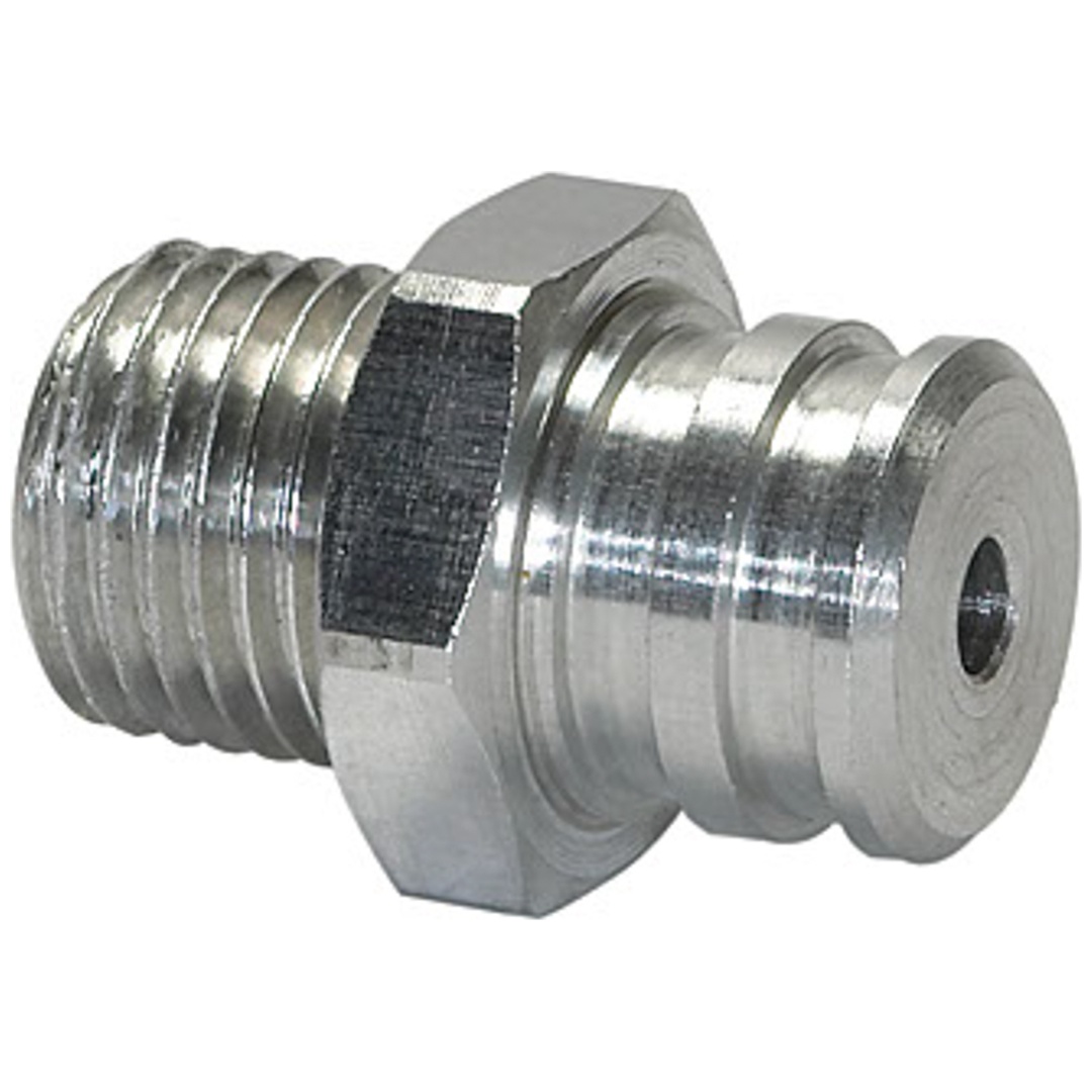 Riegler Anschlussnippel für Flachsauger, oval, »SGO«, G 1/4 AG Ø 45x15