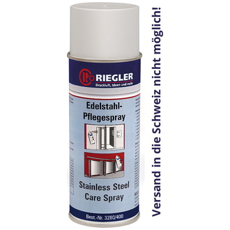 Riegler Edelstahl-Pflegespray, Temperatur -17°C bis 120°C, 400 ml