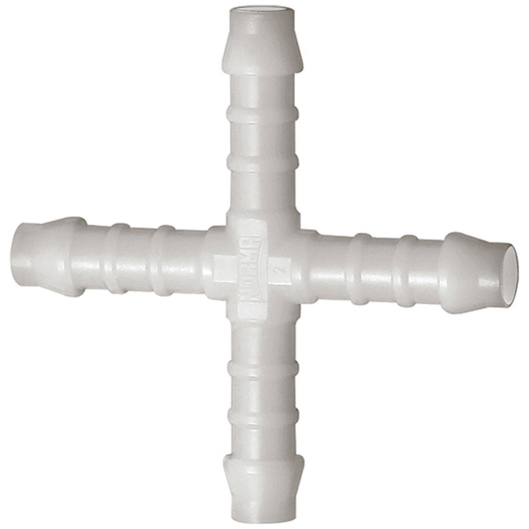 Riegler Kreuzverbindungsstutzen, für Schlauch LW 12 mm, POM
