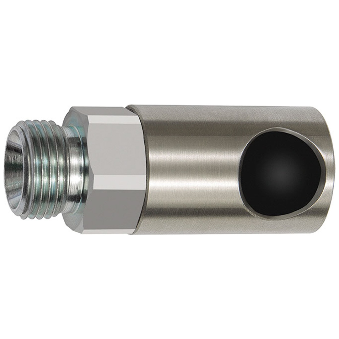 Riegler Druckknopf-Sicherheitskupplung NW 6, ISO 6150 C, ES, G 1/2 AG