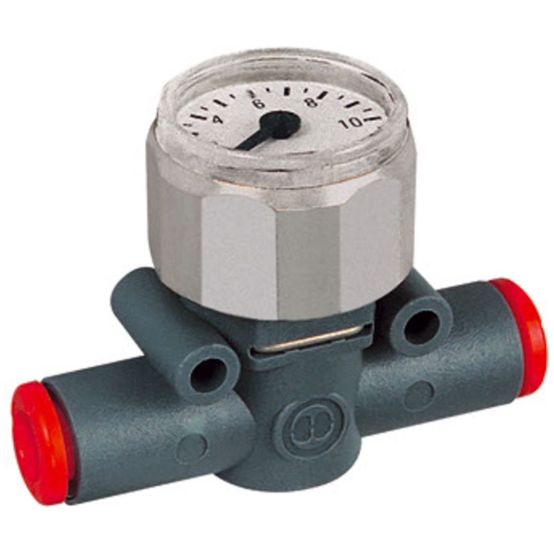 Riegler Manometer »lineonline«, Schlauch - Schlauch, für Schlauch-Ø 8