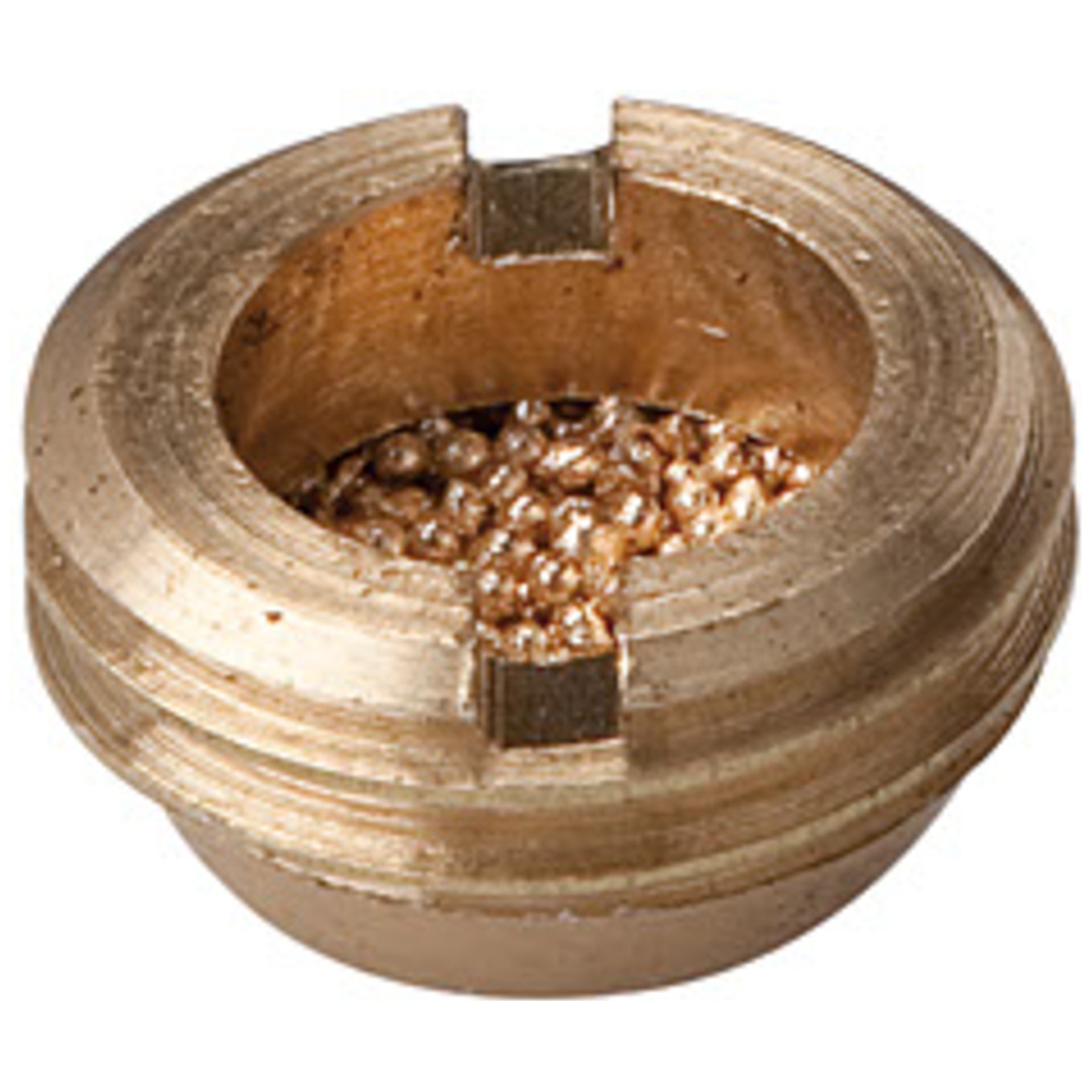 Riegler Sinterbronce-Schalldämpfer, flach, G 3/8 a.