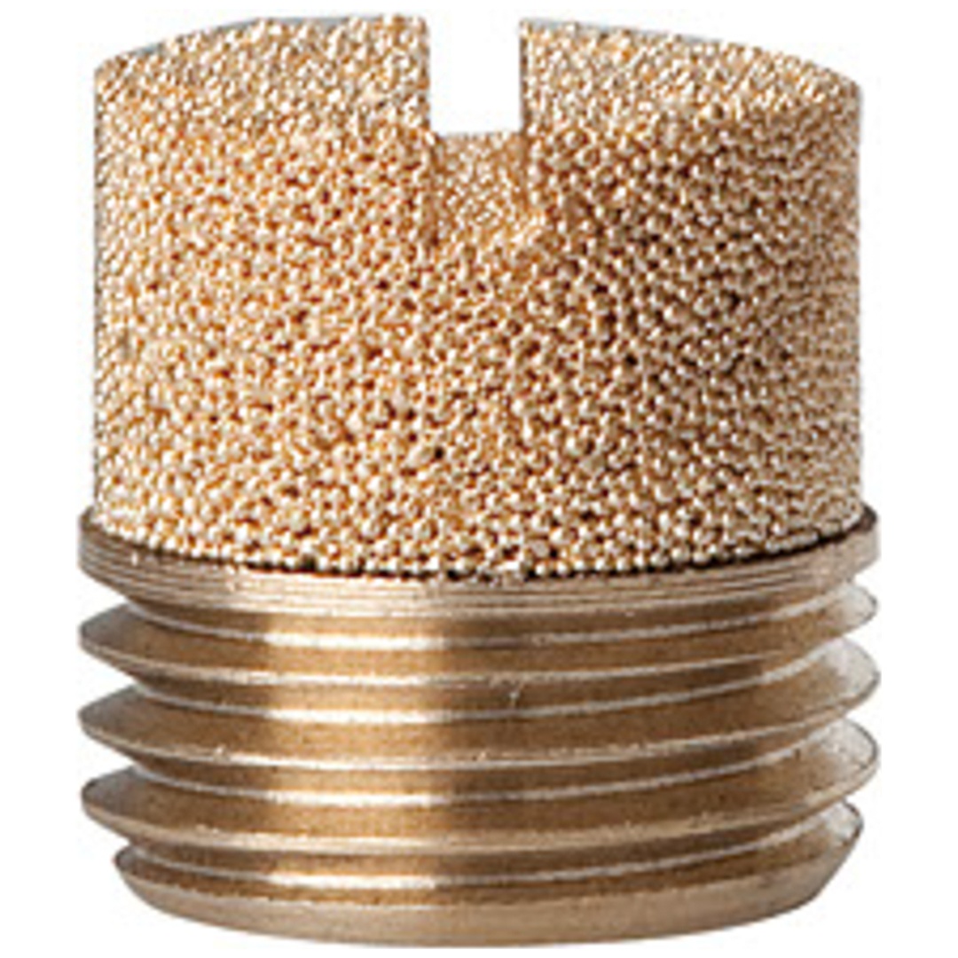 Riegler Sinterbronce-Schalldämpfer, Schlitz, G 1, max. 10 bar