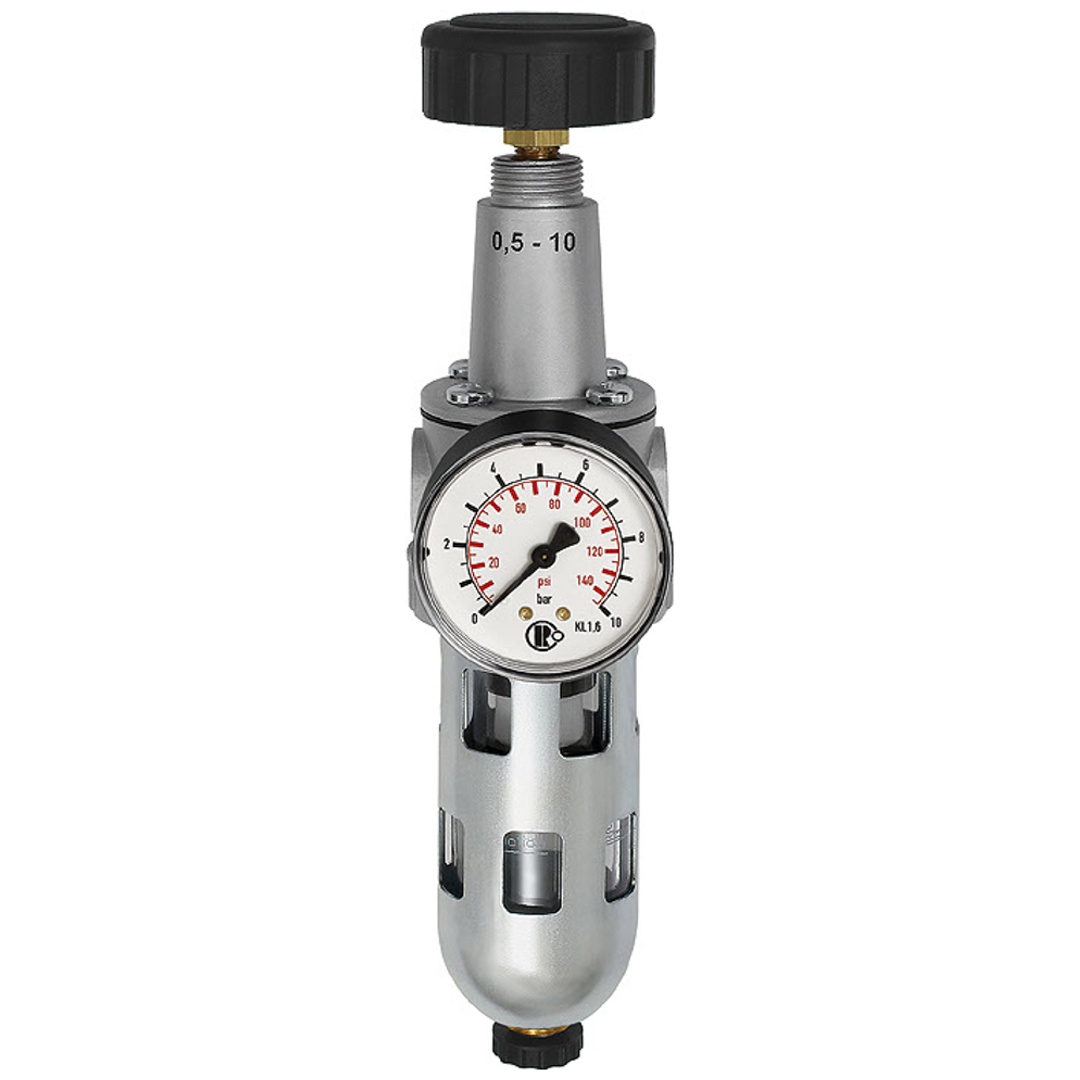 Riegler Filterregler »Standard«, PC-Behälter und Schutzkorb, BG 3, G 1/2