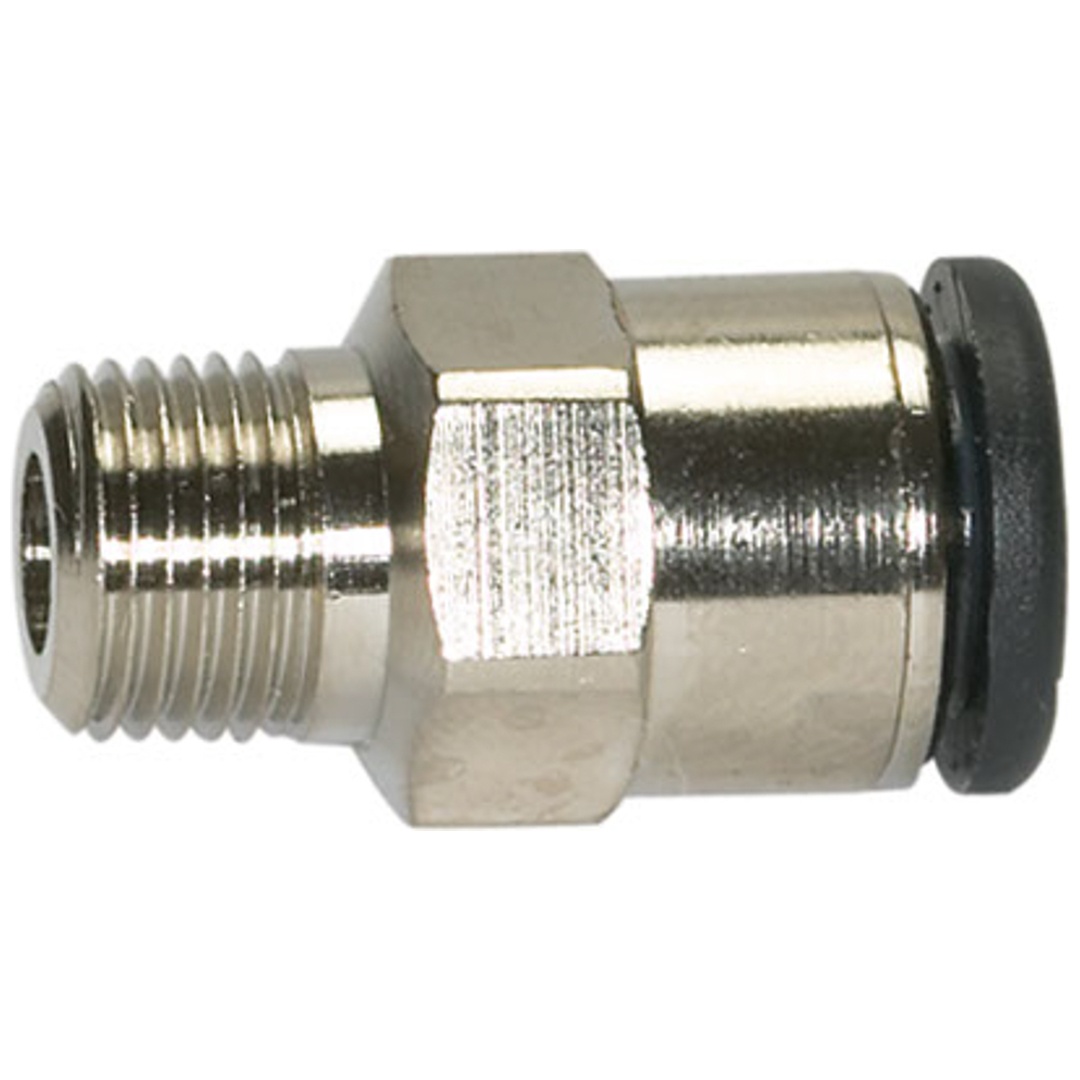 Riegler Gerade Steckverschraubung »click-clock«, R 1/8 a., Schlauch-Ø 8