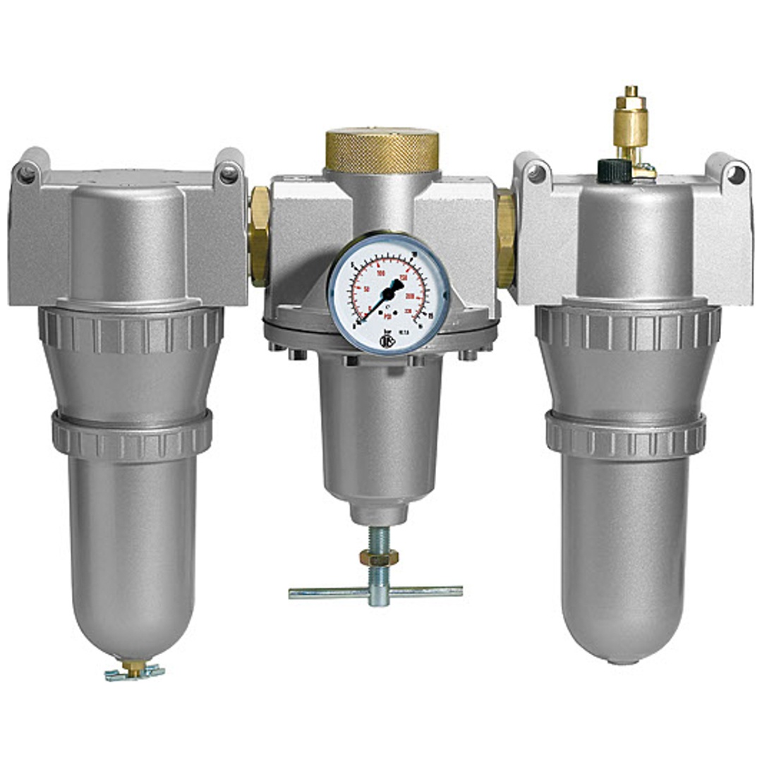 Riegler Wartungseinheit 3-tlg. »Standard« mit Metallbehälter, BG 3, G 1/2