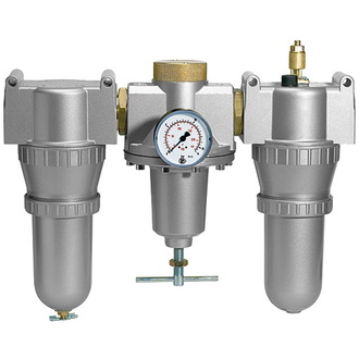 Riegler Wartungseinheit 3-tlg. »Standard« mit Metallbehälter, BG 1, G 1/4