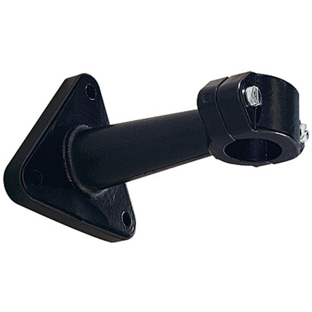 Riegler Messgerätehalter, Ausladung 160, aus Aluminium schwarz lackiert