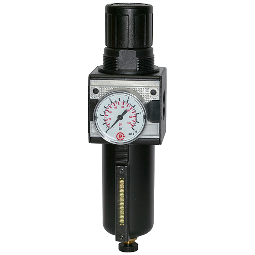 Riegler Filterregler »multifix«, Metallbehälter u. Sichtrohr, BG 1, G 3/8