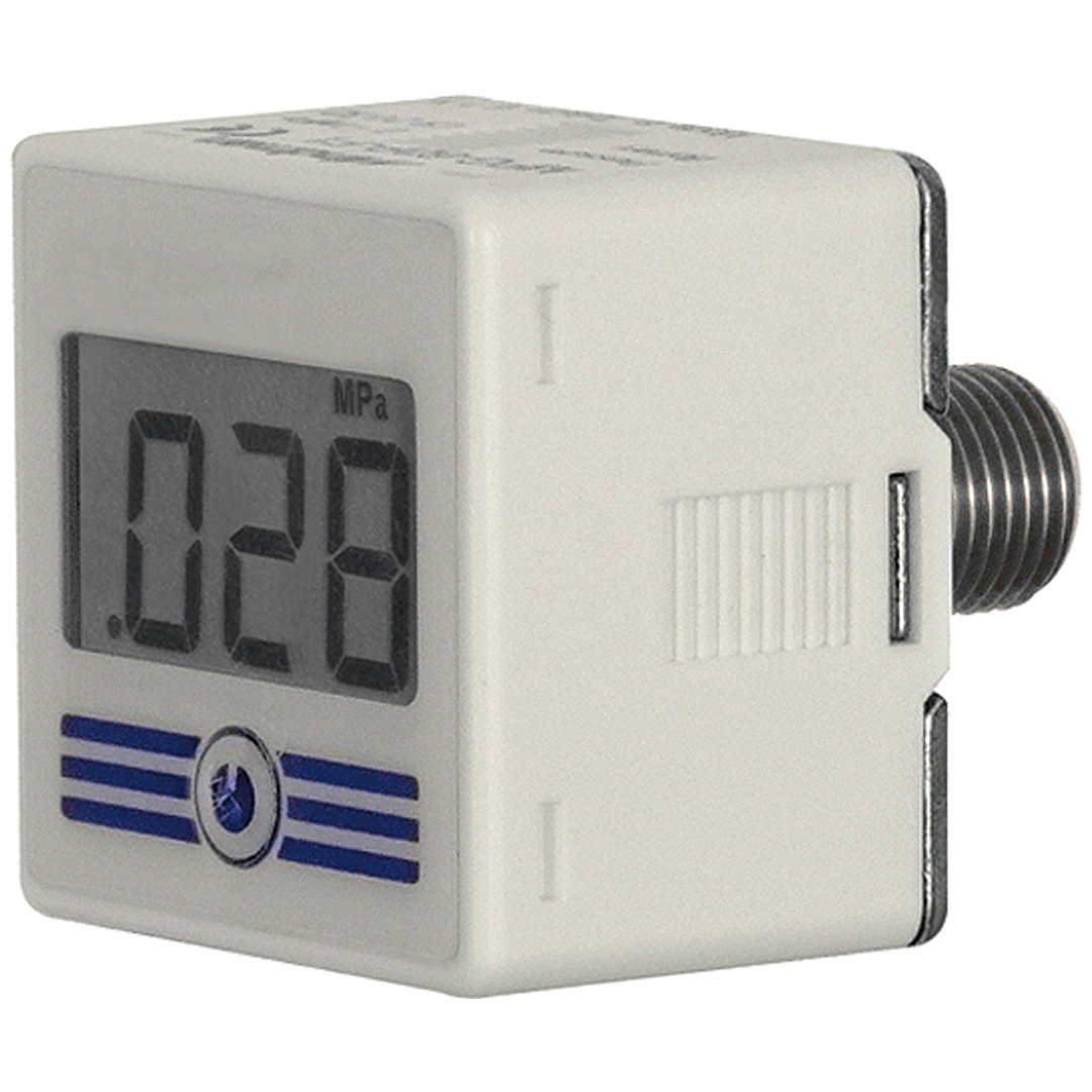 Riegler Digital-Manometer mit Hintergrundbeleuchtung, 0-10 bar, R 1/4 AG