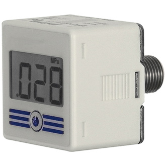 Riegler Digital-Manometer, Messbereich 0 - 10 bar, R 1/4 AG