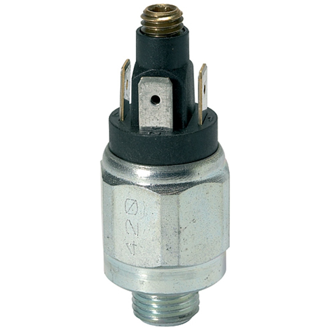 Riegler Druckschalter, Wechselkontakt, Stahl ver., 42 V, G 1/4, 0,5-2 bar p996355
