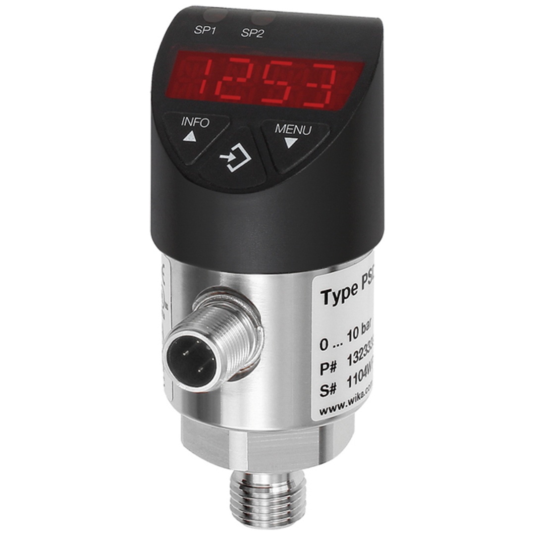 Riegler Elektr. Druckschalter, Digitalanzeige, M12x1, G 1/4, 0-160 bar